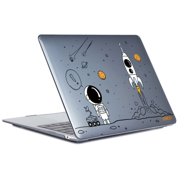 For MacBook Pro 16.2 A2485/A2880 2023 ENKAY Hat-Prince 3 in 1 Spaceman Pattern Laotop Protective Crystal Case with TPU Keyboard Film / Anti-dust Plugs, Version:EU(Spaceman No.1) - MacBook Pro Cases by ENKAY | Online Shopping UK | buy2fix