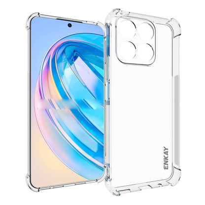 For Honor X8A 4G Global ENKAY Hat-Prince Clear TPU Shockproof Phone Case - Honor Cases by ENKAY | Online Shopping UK | buy2fix