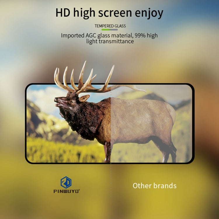 For Xiaomi Poco F5 PINWUYO 9H 2.5D Full Screen Tempered Glass Film(Black) -  by PINWUYO | Online Shopping UK | buy2fix