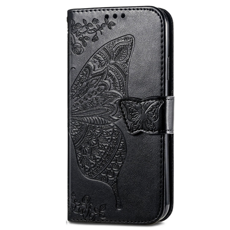 For Huawei  Nova 12 Pro Butterfly Love Flower Embossed Leather Phone Case(Black) - Huawei Cases by buy2fix | Online Shopping UK | buy2fix