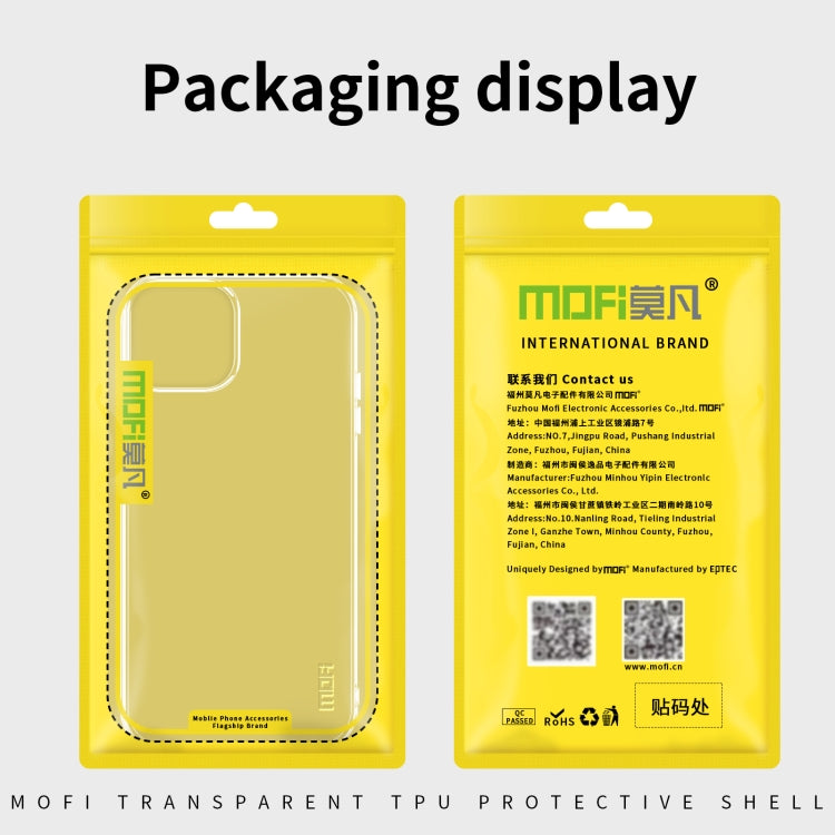 For iPhone 16 Pro Max MOFI Ming Series Ultra-thin TPU Phone Case(Transparent) - iPhone 16 Pro Max Cases by MOFI | Online Shopping UK | buy2fix