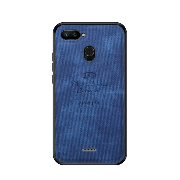 PINWUYO Shockproof Waterproof Full Coverage PC + TPU + Skin Protective Case for Xiaomi Redmi 6(Blue) - Xiaomi Cases by PINWUYO | Online Shopping UK | buy2fix