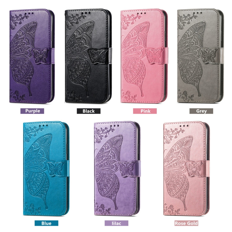 For vivo X100 Butterfly Love Flower Embossed Leather Phone Case(Lavender) - X100 Cases by imak | Online Shopping UK | buy2fix