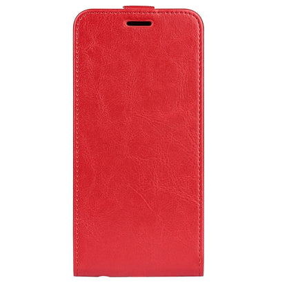 For iPhone 16 Pro R64 Texture Single Vertical Flip Leather Phone Case(Red) - iPhone 16 Pro Cases by buy2fix | Online Shopping UK | buy2fix