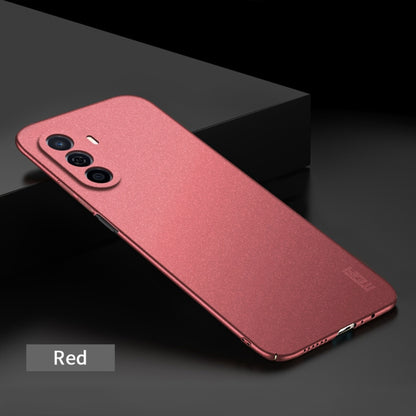 For Huawei Enjoy 50 / nova Y70 Plus MOFI Fandun Series Frosted PC Ultra-thin All-inclusive Phone Case(Red) - Huawei Cases by MOFI | Online Shopping UK | buy2fix