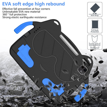 For iPad Pro 11 2024 Ice Baby EVA Shockproof Hard PC Tablet Case(Black+Blue) - iPad Pro 11 2024 Cases by buy2fix | Online Shopping UK | buy2fix