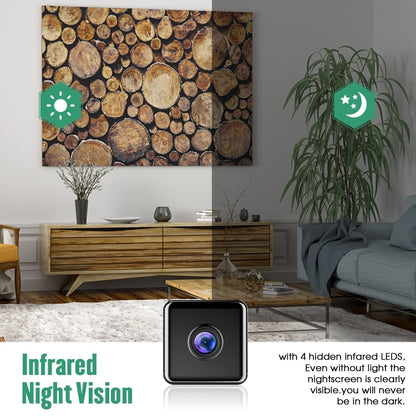 W10 Home Wireless IP Camera Mini Wifi Network Camera with Night Vision - Mini Camera by buy2fix | Online Shopping UK | buy2fix