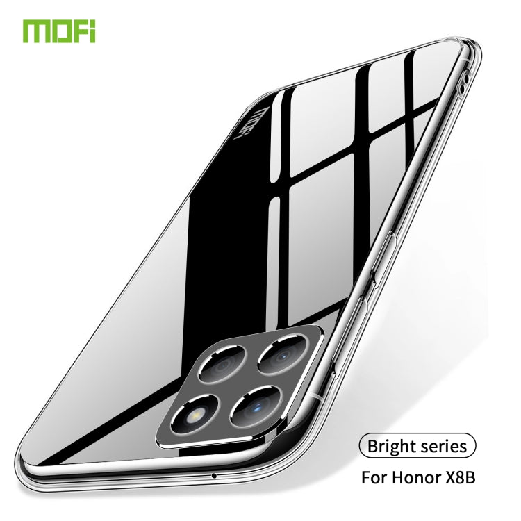 For Honor X8b MOFI Ming Series Ultra-thin TPU Phone Case(Transparent) - Honor Cases by MOFI | Online Shopping UK | buy2fix