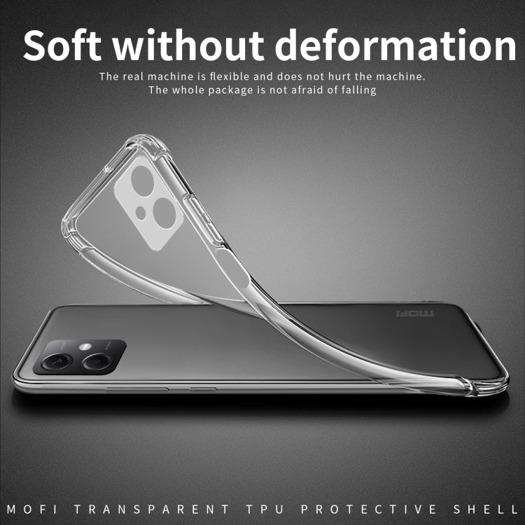 For Xiaomi Redmi 12R / Note 12R MOFI Ming Series Ultra-thin TPU Phone Case(Transparent) - Xiaomi Cases by MOFI | Online Shopping UK | buy2fix