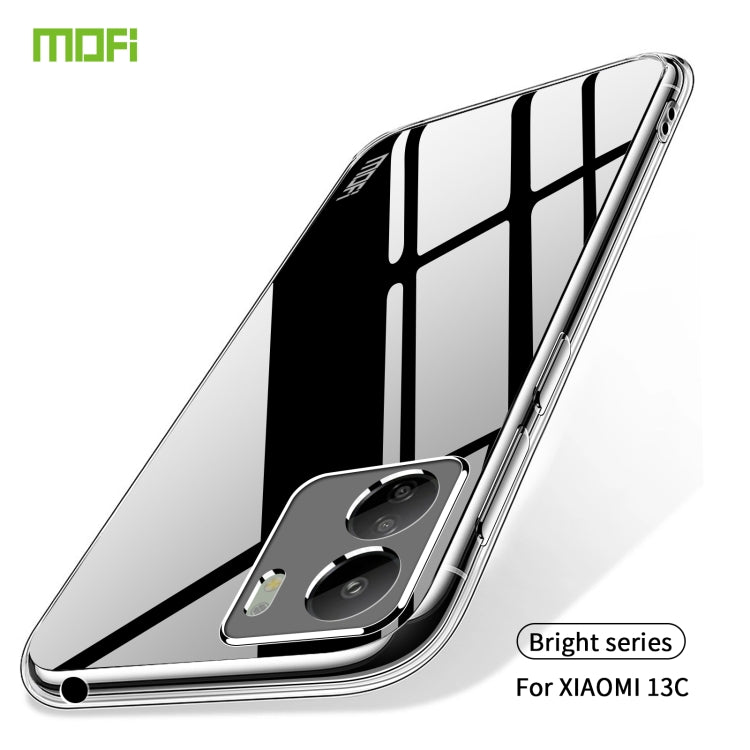 For Xiaomi Redmi 13C MOFI Ming Series Ultra-thin TPU Phone Case(Transparent) - 13C Cases by MOFI | Online Shopping UK | buy2fix