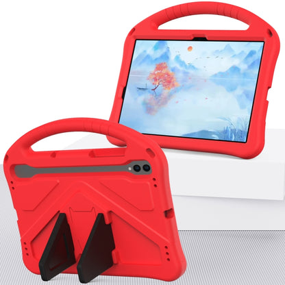 For Samsung Galaxy Tab S9 EVA Shockproof Tablet Case with Holder(Red) - Galaxy Tab S9 Cases by buy2fix | Online Shopping UK | buy2fix