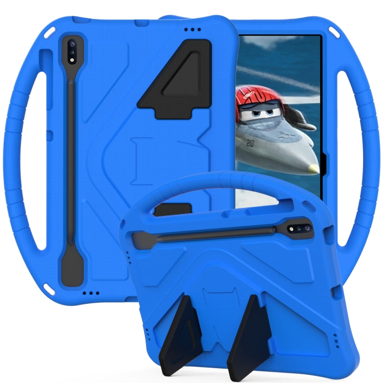 For Samsung Galaxy Tab S10+ 12.4 EVA Shockproof Tablet Case with Holder(Blue) - Tab S10+ Cases by buy2fix | Online Shopping UK | buy2fix