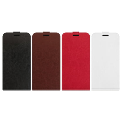 For Motorola Moto G Power 5G 2024 R64 Texture Single Vertical Flip Leather Phone Case(Red) - Motorola Cases by buy2fix | Online Shopping UK | buy2fix