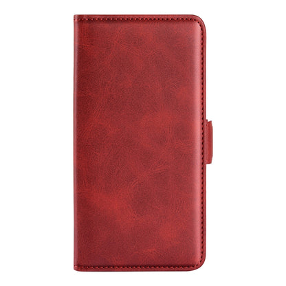 For Motorola Edge 5G 2024 Dual-side Magnetic Buckle Horizontal Flip Leather Phone Case(Red) - Motorola Cases by buy2fix | Online Shopping UK | buy2fix