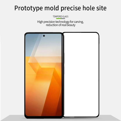 For vivo iQOO Z9 PINWUYO 9H 2.5D Full Screen Tempered Glass Film(Black) - vivo Tempered Glass by PINWUYO | Online Shopping UK | buy2fix