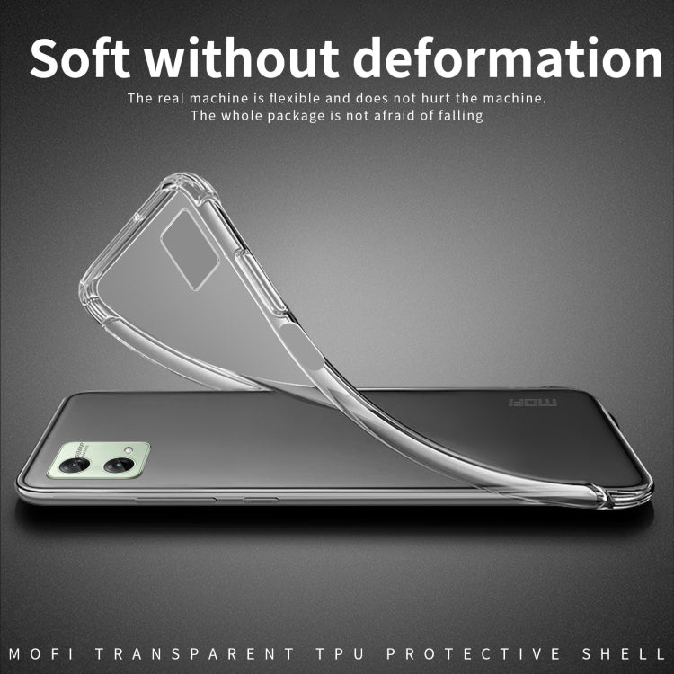 For Motorola Moto G84 MOFI Ming Series Ultra-thin TPU Phone Case(Transparent) - Motorola Cases by MOFI | Online Shopping UK | buy2fix