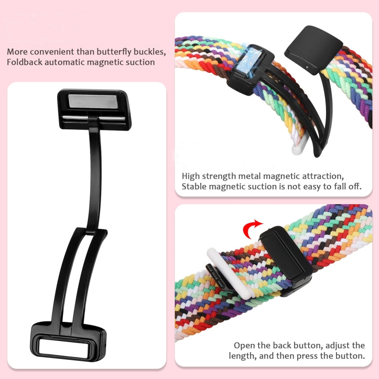 For Apple Watch Ultra 2 49mm Nylon Woven Magnetic Fold Buckle Watch Band(Z Seven Colors) - Watch Bands by buy2fix | Online Shopping UK | buy2fix