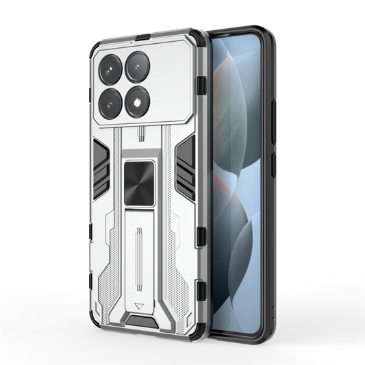 For Redmi K70 Pro Supersonic Armor PC Hybrid TPU Phone Case(Silver) - K70 Pro Cases by buy2fix | Online Shopping UK | buy2fix