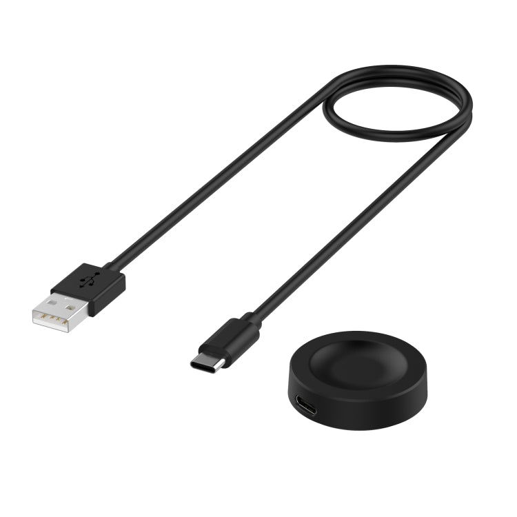 For Huawei Watch GT 4 46mm Smart Watch Magnetic Suction Split Charging Cable, Length: 1m(Black) - Charger by buy2fix | Online Shopping UK | buy2fix