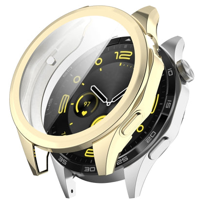 For Huawei Watch GT4 46mm Full Coverage TPU Electroplated Watch Protective Case(Gold) - Watch Cases by buy2fix | Online Shopping UK | buy2fix