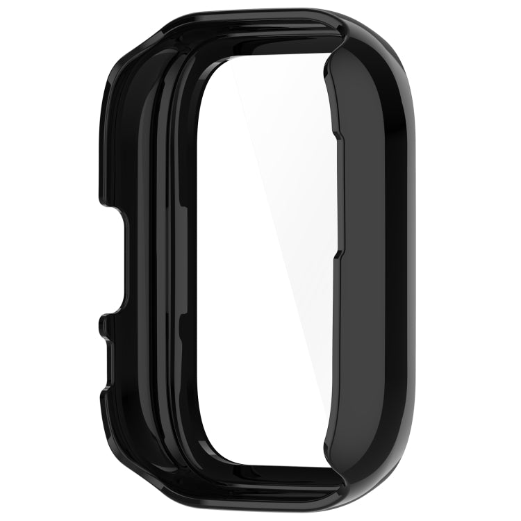 For Amazfit Aactive PC Integrated Tempered Glass Watch Case(Black) - Watch Cases by buy2fix | Online Shopping UK | buy2fix