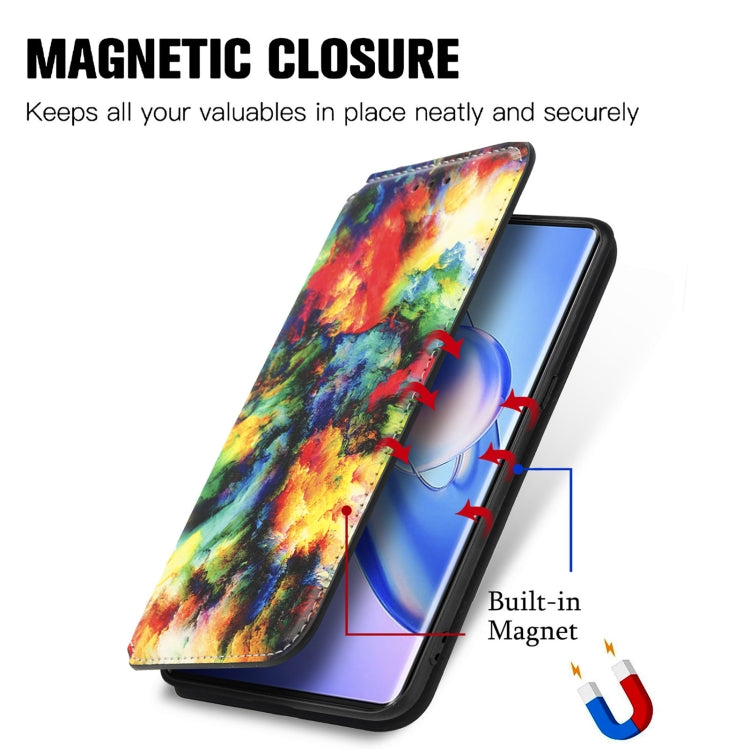 For Blackview A200 Pro CaseNeo Colorful Magnetic Leather Phone Case(Colorful Cloud) - More Brand by buy2fix | Online Shopping UK | buy2fix