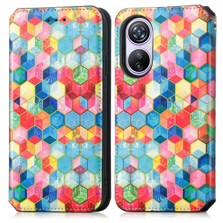 For Blackview A200 Pro CaseNeo Colorful Magnetic Leather Phone Case(Magic Space) - More Brand by buy2fix | Online Shopping UK | buy2fix