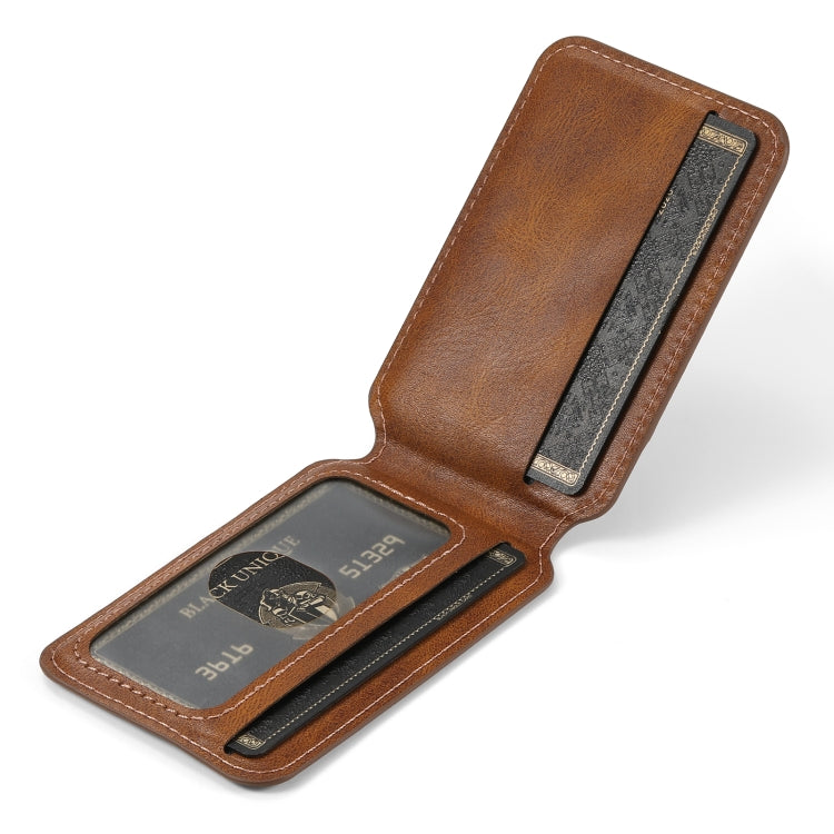 For iPhone 14 Plus Suteni H15 MagSafe Oil Eax Leather Detachable Wallet Back Phone Case(Black) - iPhone 14 Plus Cases by Suteni | Online Shopping UK | buy2fix