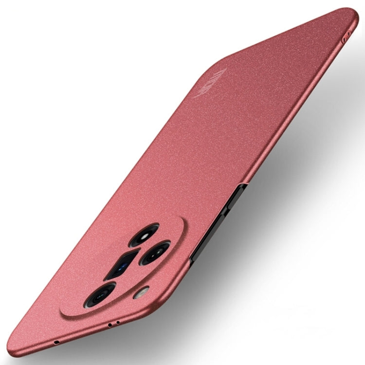 For OPPO Find X7 MOFI Fandun Series Frosted PC Ultra-thin All-inclusive Phone Case(Red) - OPPO Cases by MOFI | Online Shopping UK | buy2fix