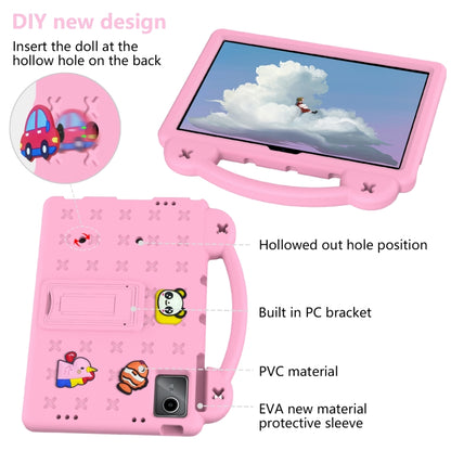 For DOOGEE T30 Pro 11 2023 Handle Kickstand Children EVA Shockproof Tablet Case(Pink) - Others by buy2fix | Online Shopping UK | buy2fix