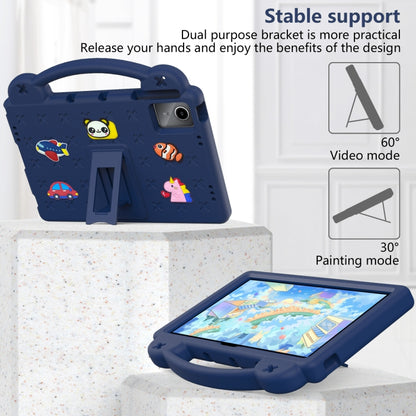 For DOOGEE T30 Pro 11 2023 Handle Kickstand Children EVA Shockproof Tablet Case(Navy Blue) - Others by buy2fix | Online Shopping UK | buy2fix