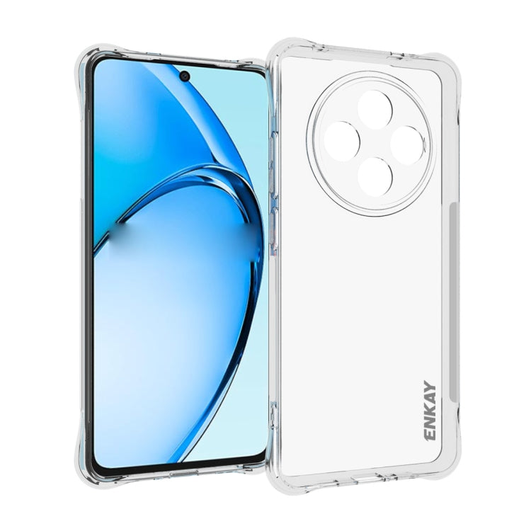 For OPPO Reno12 F 5G Global ENKAY Clear TPU Shockproof Anti-slip Phone Case - OPPO Cases by ENKAY | Online Shopping UK | buy2fix