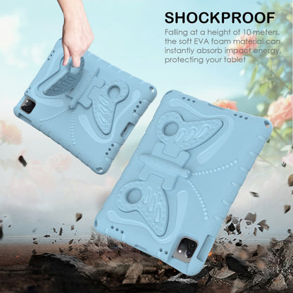 For iPad Air 11 2024 Butterfly Bracket EVA Shockproof Tablet Case(Light Blue) - iPad Air 11 2024 Cases by buy2fix | Online Shopping UK | buy2fix