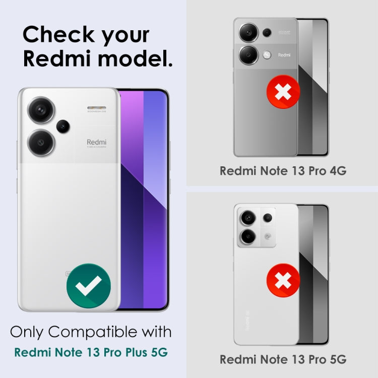 For Xiaomi Redmi Note 13 Pro+ 5G NORTHJO Camera LensCD Vein Metal Ring Tempered Glass Film(Silver) - Note 13 Pro+ Tempered Glass by NORTHJO | Online Shopping UK | buy2fix