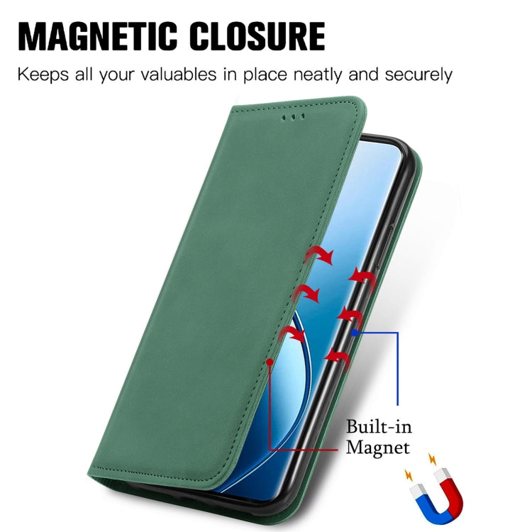 For Google Pixel 9 Retro Skin Feel Magnetic Flip Leather Phone Case(Green) - Google Cases by buy2fix | Online Shopping UK | buy2fix