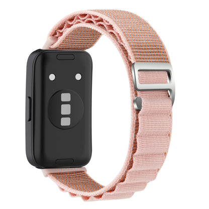 For Huawei Band 8 / 9 Loop Nylon Watch Band(Pink) - Watch Bands by buy2fix | Online Shopping UK | buy2fix