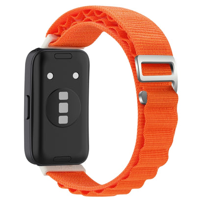 For Huawei Band 8 / 9 Loop Nylon Watch Band(Orange) - Watch Bands by buy2fix | Online Shopping UK | buy2fix