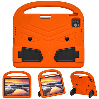 For iPad Air 11 2024 Sparrow Style Shockproof Kickstand EVA Tablet Case(Orange) - iPad Air 11 2024 Cases by buy2fix | Online Shopping UK | buy2fix