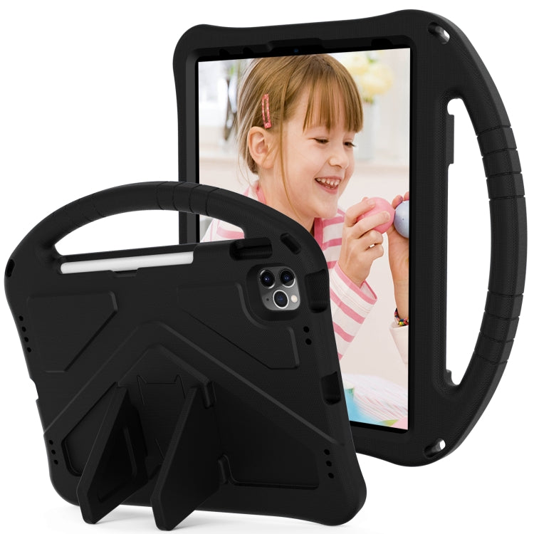 For iPad Pro 11 2024 EVA Shockproof Tablet Case with Holder(Black) - iPad Pro 11 2024 Cases by buy2fix | Online Shopping UK | buy2fix