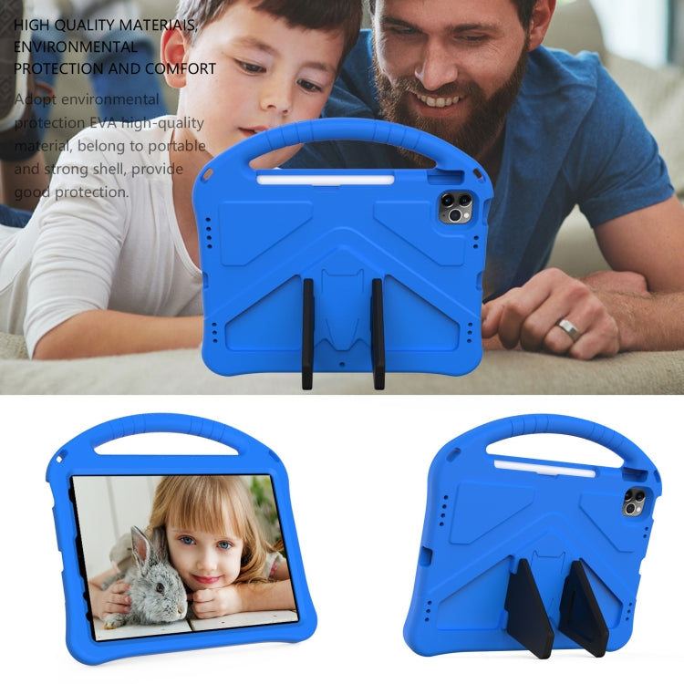 For iPad Pro 11 2024 EVA Shockproof Tablet Case with Holder(Blue) - iPad Pro 11 2024 Cases by buy2fix | Online Shopping UK | buy2fix