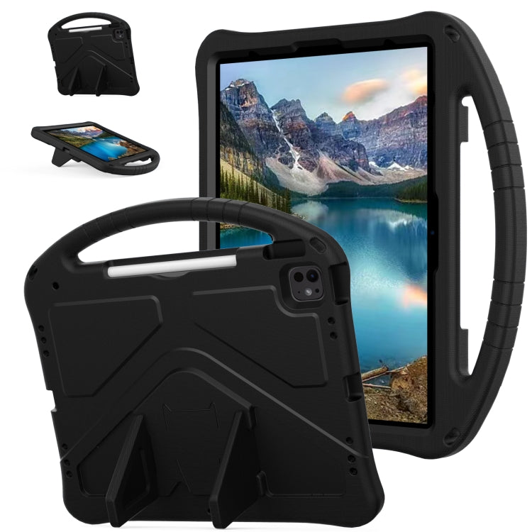 For iPad Air 13 2024 EVA Shockproof Tablet Case with Holder(Black) - iPad Air 13 2024 Cases by buy2fix | Online Shopping UK | buy2fix