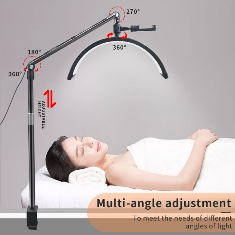 D-M30X 23 inch Half Moon Shape Beauty Manicure Lamp Curved Fill Light, Plug:UK Plug - Selfie Light by buy2fix | Online Shopping UK | buy2fix