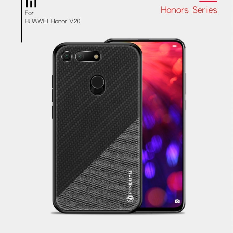 PINWUYO Honors Series Shockproof PC + TPU Protective Case for Huawei Honor V20 / View 20(Red) - Honor Cases by PINWUYO | Online Shopping UK | buy2fix