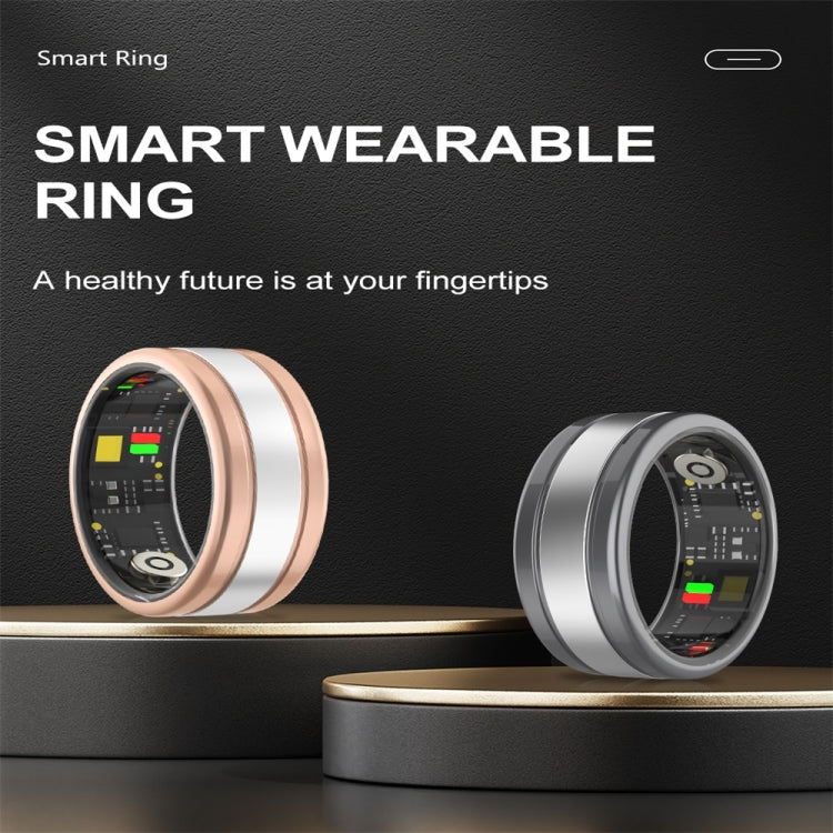 R18 SIZE 9 Smart Ring, Support Heart Rate / Blood Oxygen / Sleep/ Multiple Sports Modes(Gold) - Smart Rings / Smart Telephones by buy2fix | Online Shopping UK | buy2fix