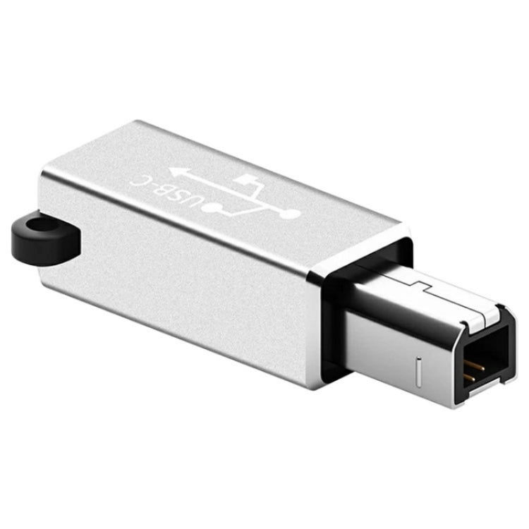 ADS-618 USB-C / Type-C Female to MIDI Male Electric Piano Printer Scanner Adapter(Silver) - Cable & Adapters by buy2fix | Online Shopping UK | buy2fix