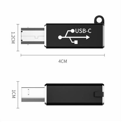 ADS-618 USB-C / Type-C Female to MIDI Male Electric Piano Printer Scanner Adapter(Black) - Cable & Adapters by buy2fix | Online Shopping UK | buy2fix