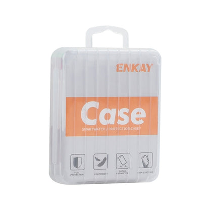 For Apple Watch Series 10 46mm ENKAY Hat-Prince PC Tempered Glass Film Integrated Watch Case(Transparent) - Watch Cases by ENKAY | Online Shopping UK | buy2fix