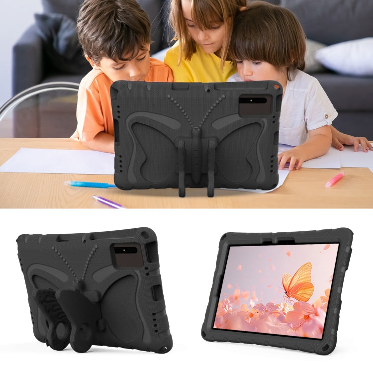 For Huawei MatePad SE 11 2024 Butterfly Bracket EVA Shockproof Tablet Case(Black) - Huawei by buy2fix | Online Shopping UK | buy2fix