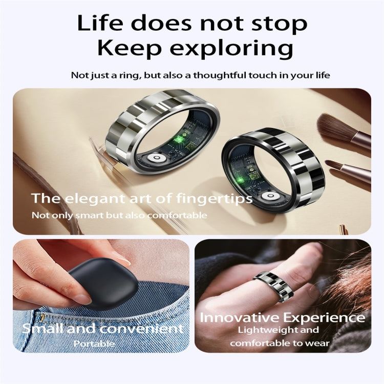 R9 SIZE 10 Smart Ring, Support Health Monitoring / Gesture Control / Somatosensory Games(Black) - Smart Rings / Smart Telephones by buy2fix | Online Shopping UK | buy2fix