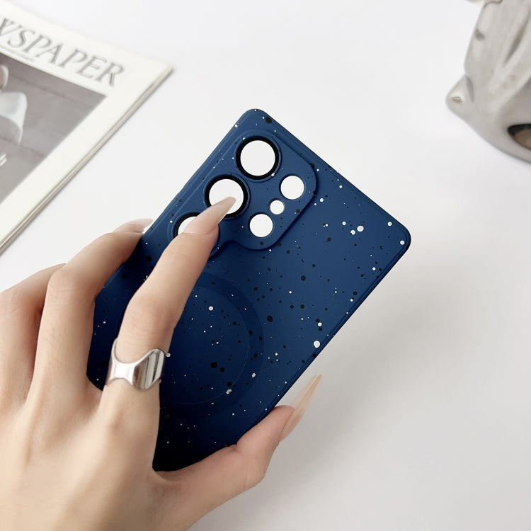 For Samsung Galaxy S25 Ultra 5G Starry Sky TPU Shockproof MagSafe Phone Case(Sierra Blue) - Galaxy S25 Ultra 5G Cases by buy2fix | Online Shopping UK | buy2fix